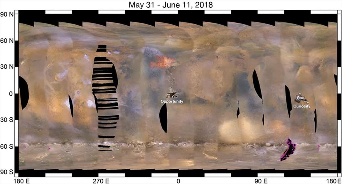 preview for Massive Dust Storm Encircles Mars