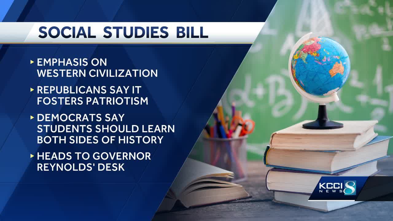 Bill on history, social studies class requirements clears Iowa Legislature
