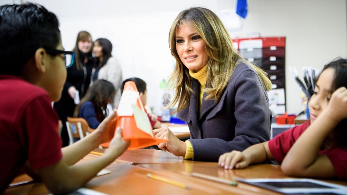 preview for Melania Trump Kicks Off Her "Be Best" Tour In Oklahoma