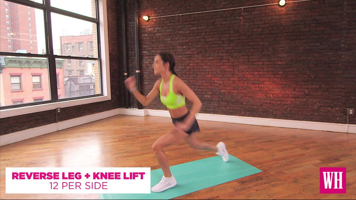 preview for Kayla Itsines Shares Her Favourite BBG No Equipment Legs Workout Video