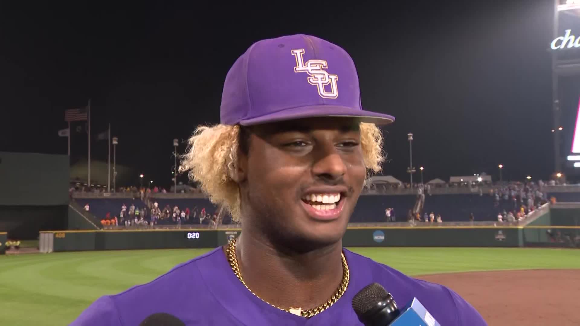 LSU beats SEC rival Tennessee 6-3 at the College World Series with