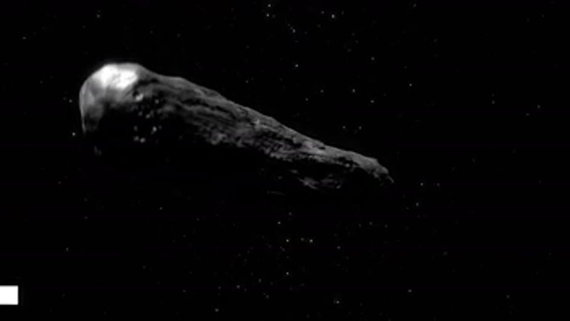 preview for Cigar-Shaped Interstellar Space Object May Be Spinning Out Of Control Due To Violent Past