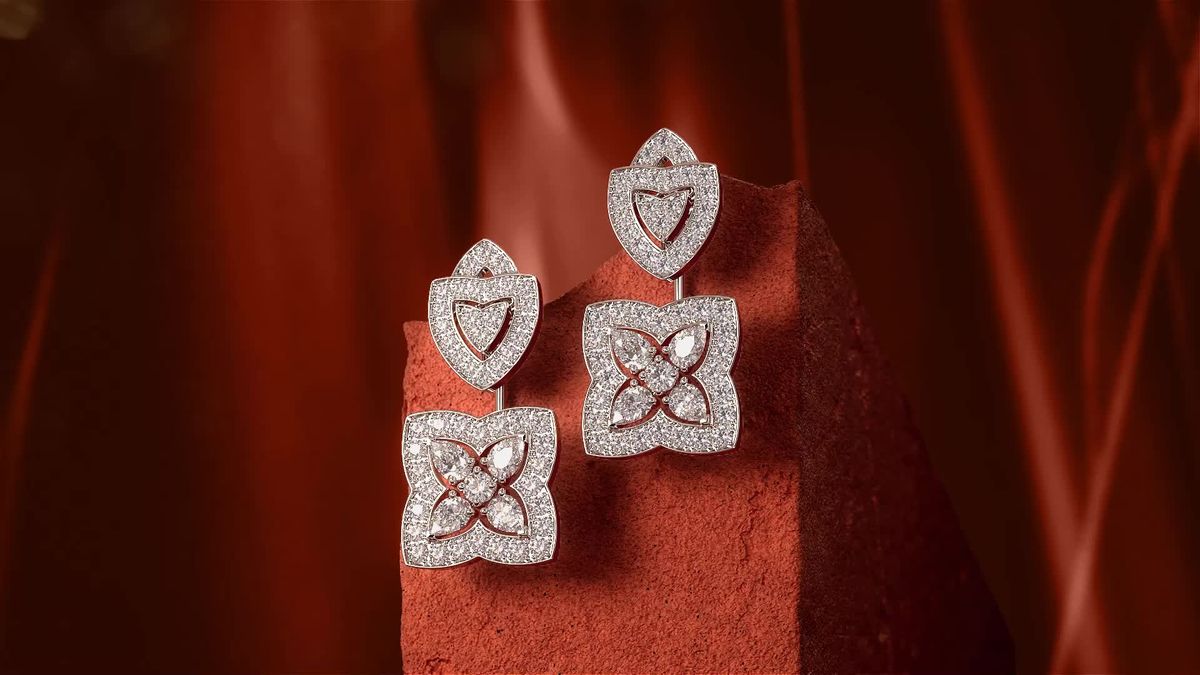 preview for Enchanted Lotus系列新作，以鑽石鑲嵌巧妙將蓮葉、蓮花化為現代化設計。
