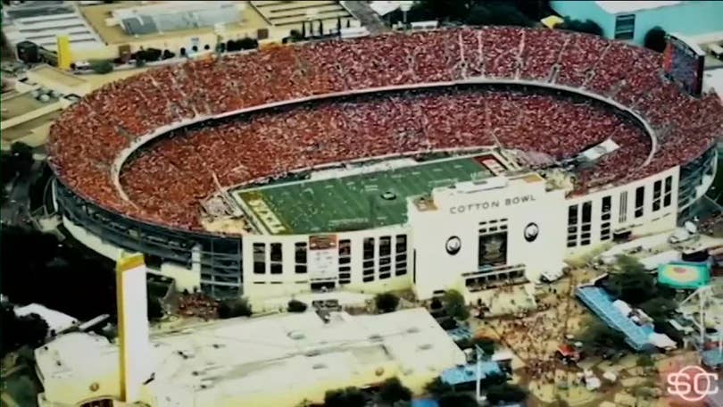 Cotton Bowl old and new