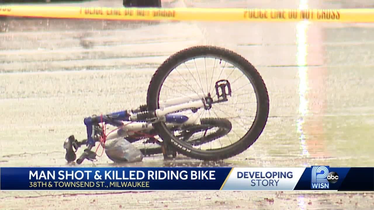 Man shot, killed while riding bicycle