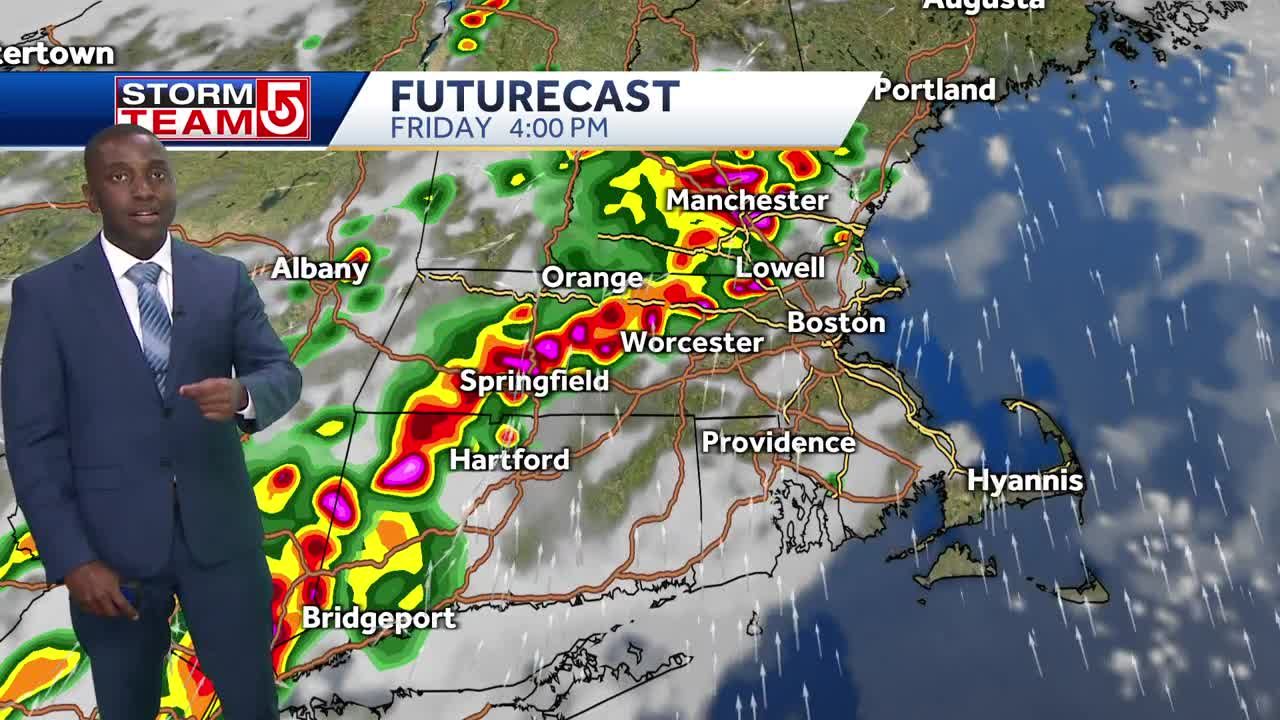 Video High humidity to stick around Mass. with storm chances through weekend