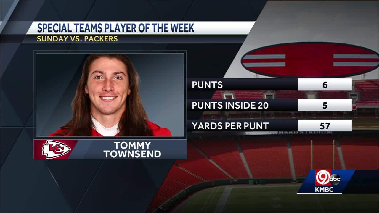 Chiefs Punter Tommy Townsend AFC Special Teams POW