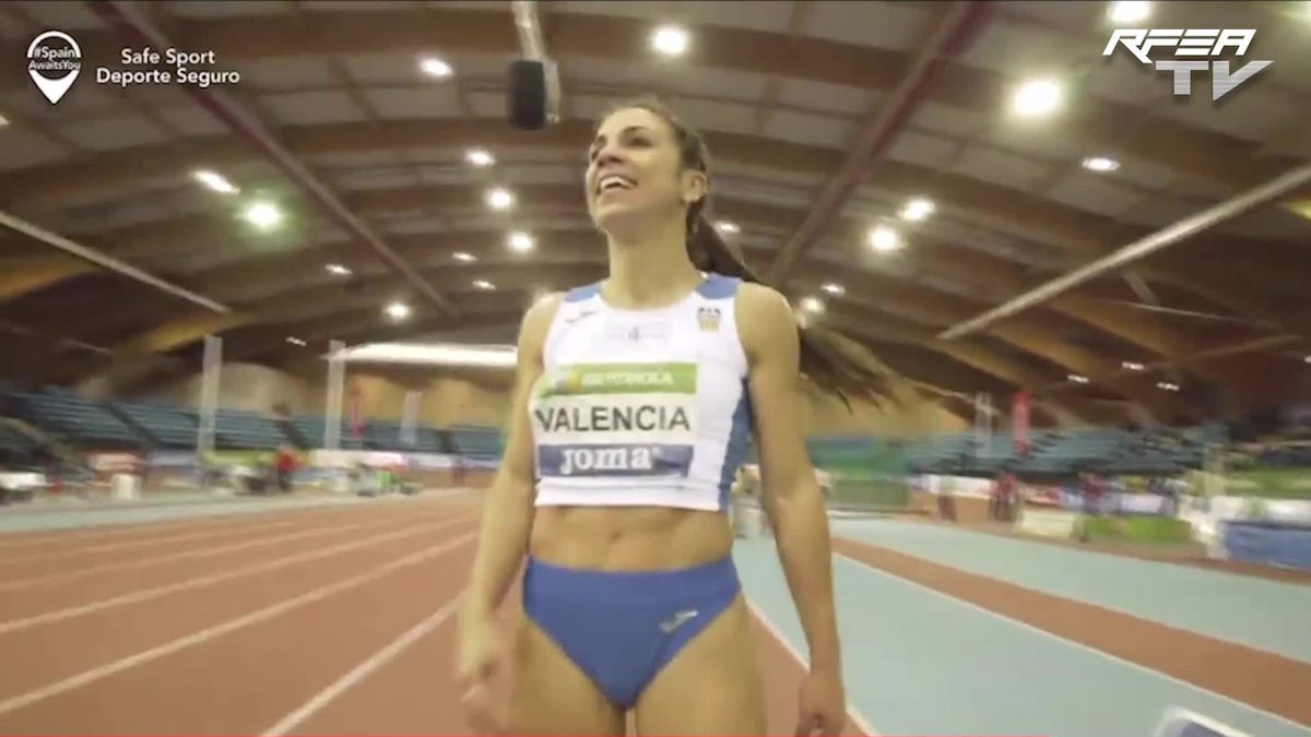preview for El récord de España de 60m de Maribel Pérez en Gallur