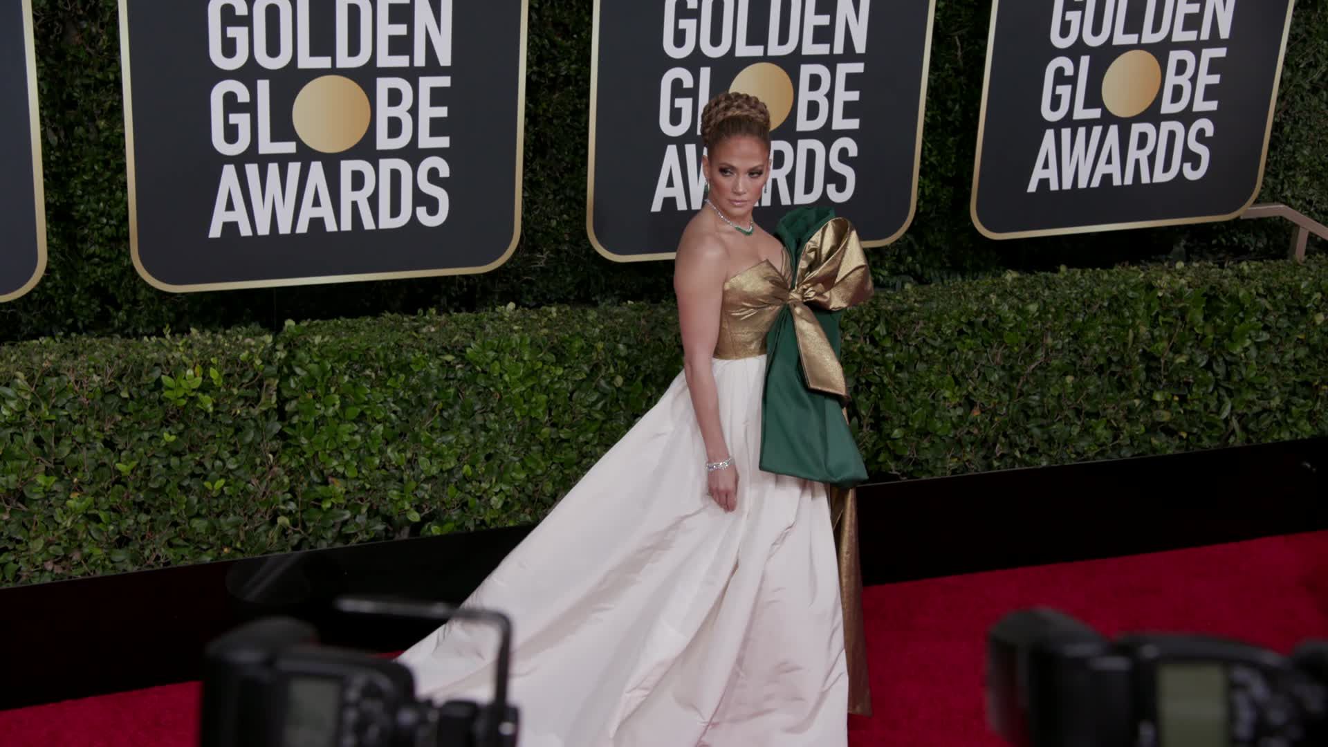 Jennifer Lopez at the 2020 Golden Globes