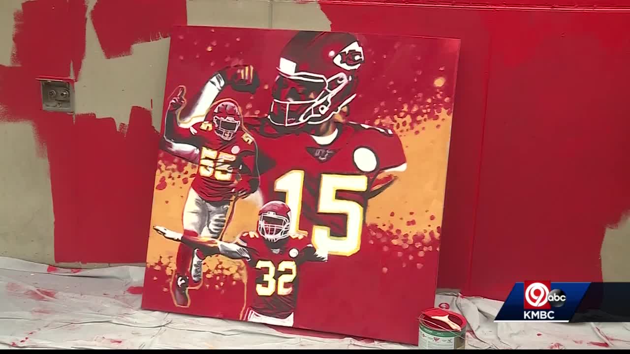 Kansas City Chiefs 2019-2020 Team Mural 