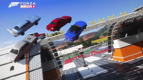 preview for Los coches de Lego compiten con vehículos reales en Forza Horizon 4