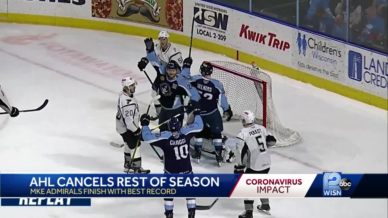 Milwaukee Admirals Named AHL Champs After Season Cut Short By Coronavirus