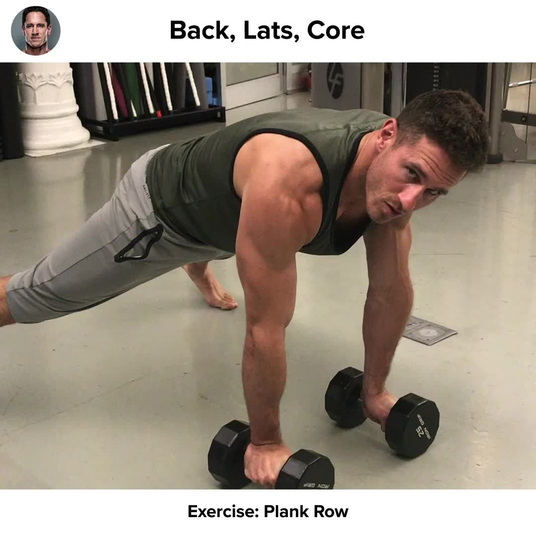 preview for Superhero Fit Workout Move of the Day: Plank Row
