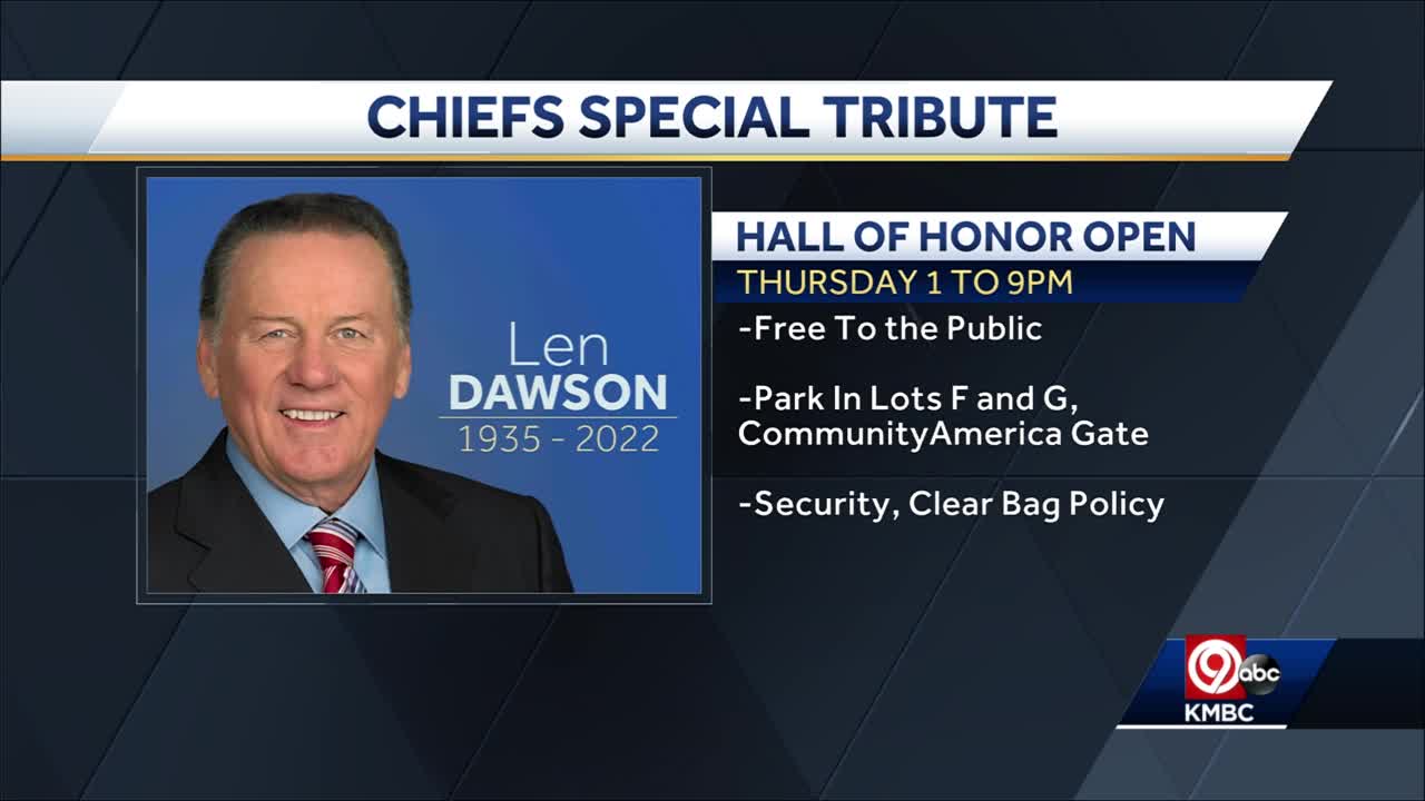 Memorial services announced for Chiefs legend Len Dawson