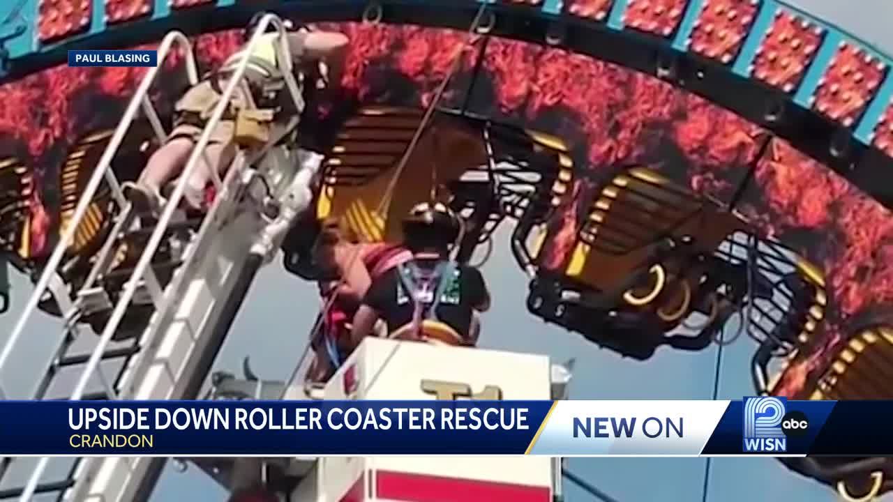 Riders stuck upside down for three hours on roller coaster at