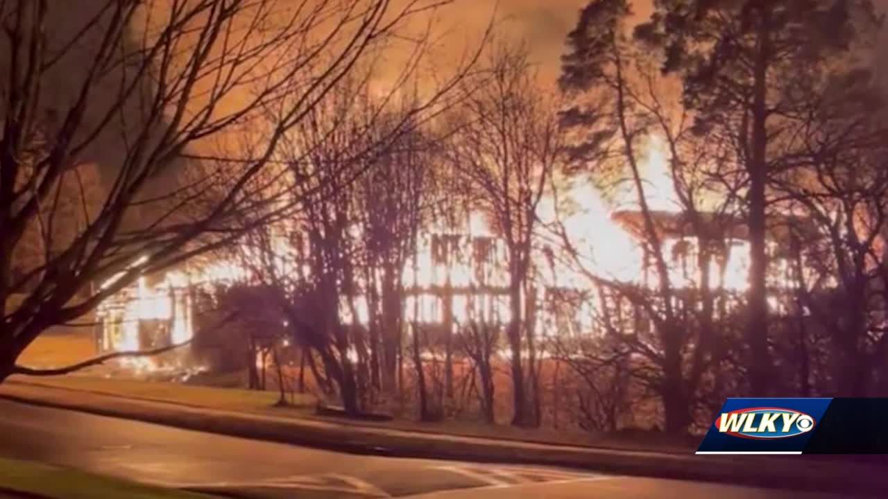 Louisville metro arson investigating after fire burned future Glenmary wedding venue space