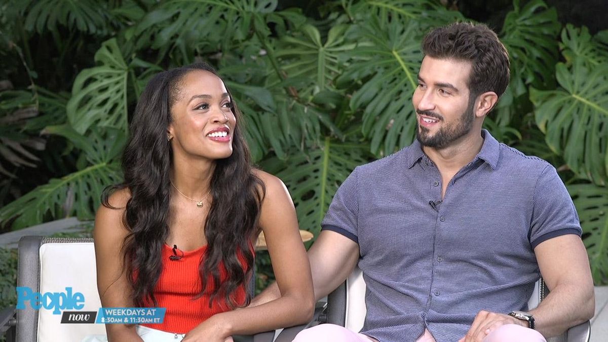 preview for Newly Engaged Rachel Lindsay & Bryan Abasolo On Their Interracial Relationship