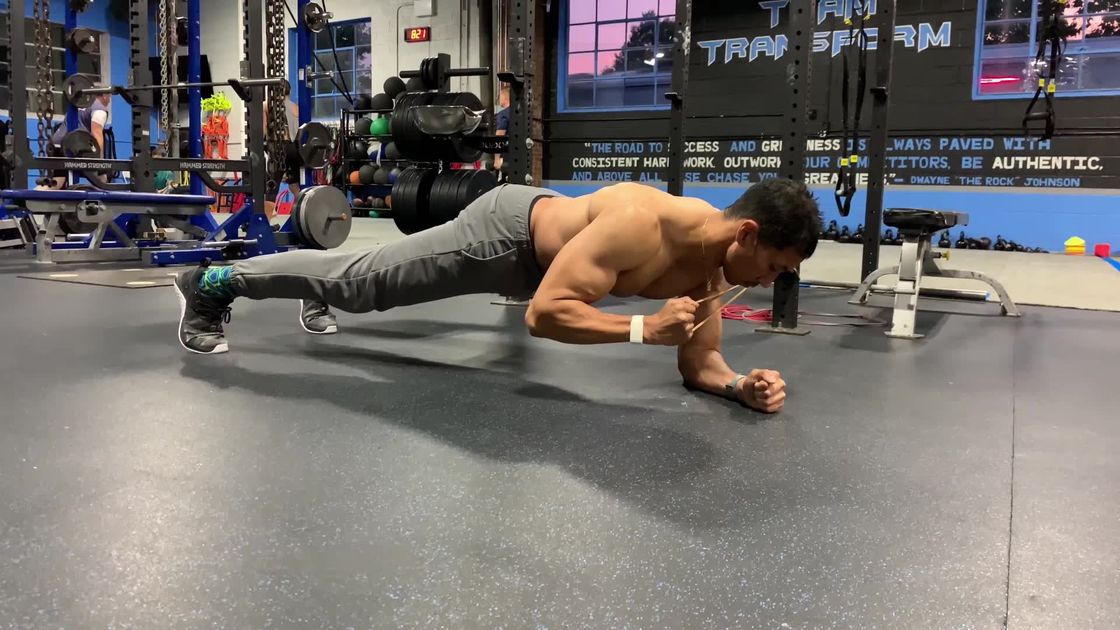 preview for Eb & Swole: Superman Plank Hold