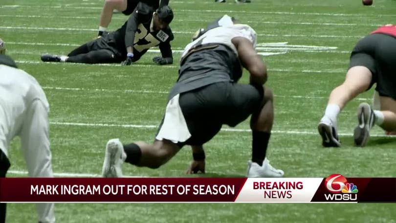 Saints running back Mark Ingram likely out for season with MCL injury