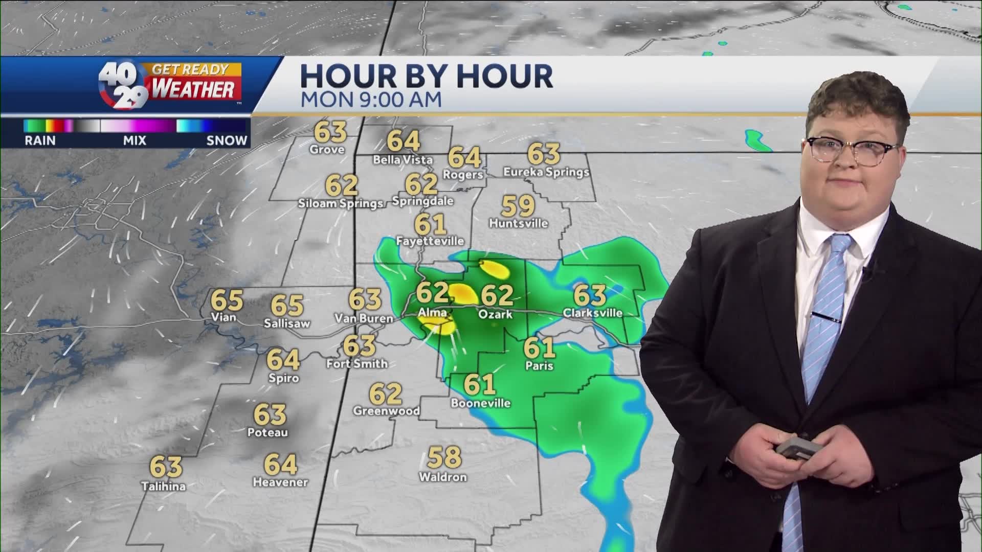 Cooler than average this Saturday in Arkansas