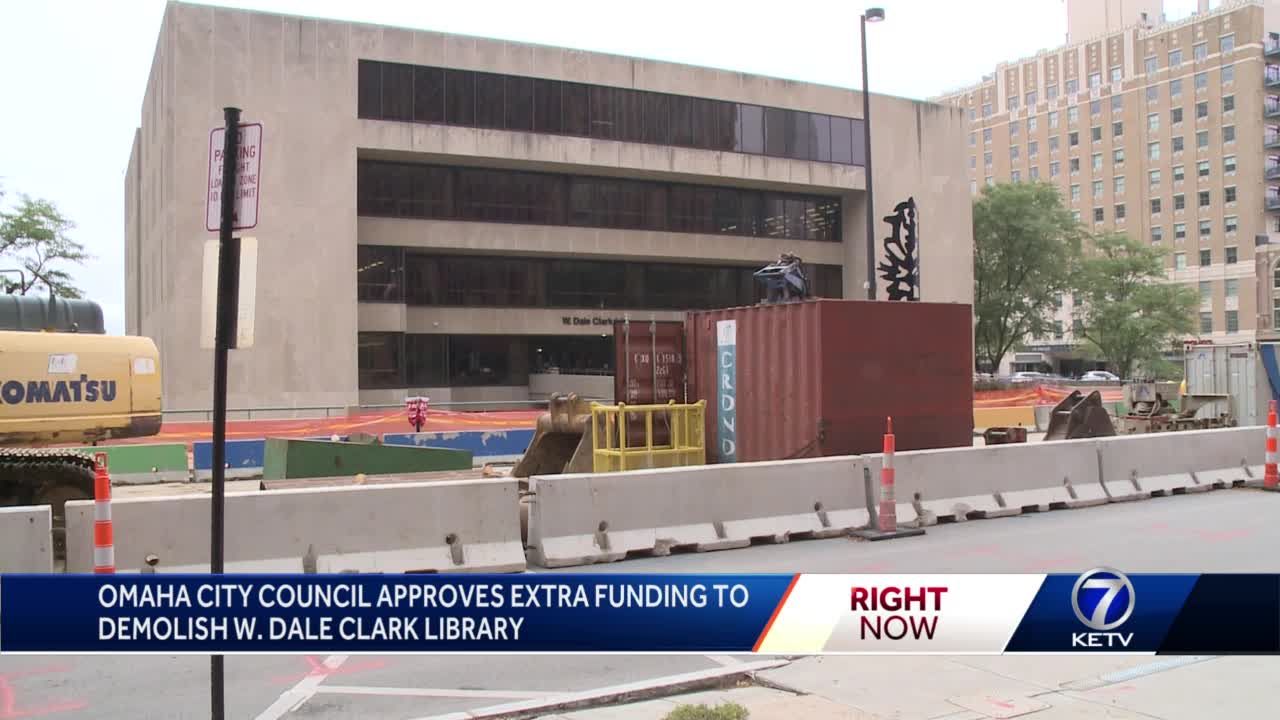 Omaha City Council approves extra funding for library demolition
