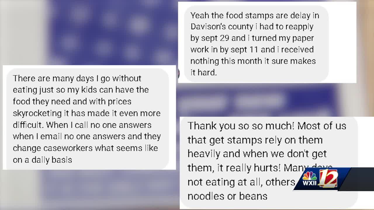 Many frustrated in Davidson County as food stamp benefits are delayed