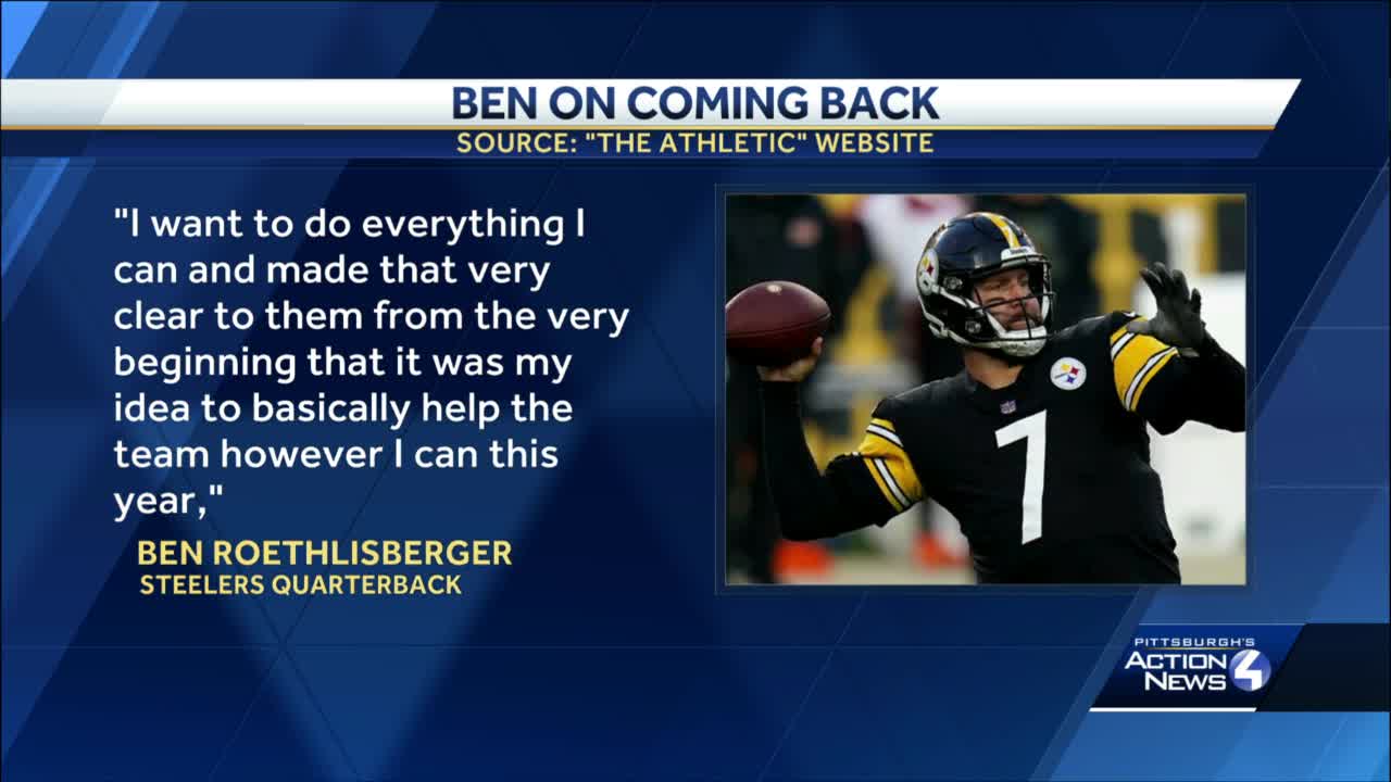 Steelers GM Colbert: Work to do to bring back Big Ben