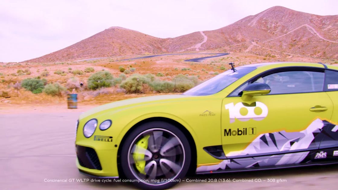 preview for Bentley Testing the Continental GT Pikes Peak Record Attempt Car at Willow Springs