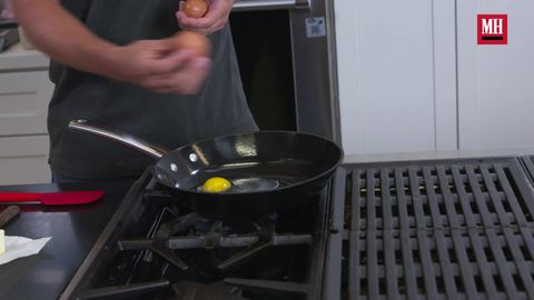 preview for Make the Fluffiest Scrambled Eggs | Men’s Health Muscle