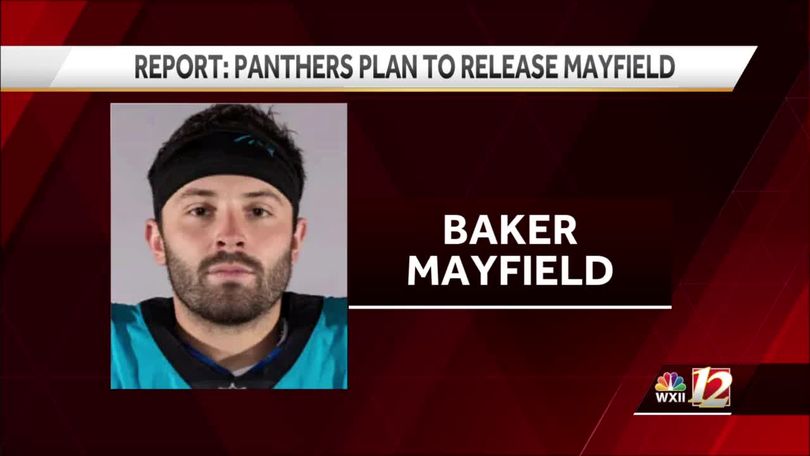 Panthers release quarterback Baker Mayfield