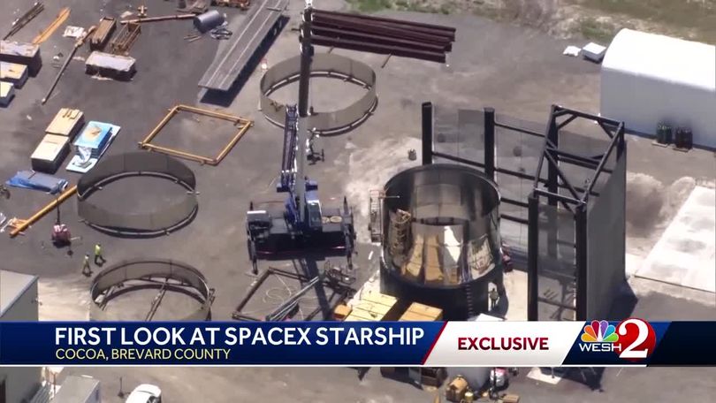 Construction of SpaceX's largest spaceship could be taking place in Cocoa