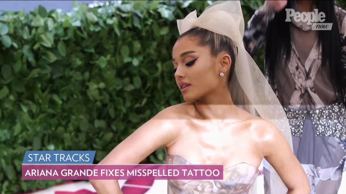 preview for Ariana Grande Fixes New Tattoo to Actually Say '7 Rings' in Japanese- But Misses Its Old Meaning