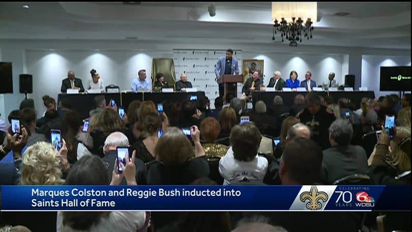 Reggie Bush & Marques Colston selected to Saints hall of fame