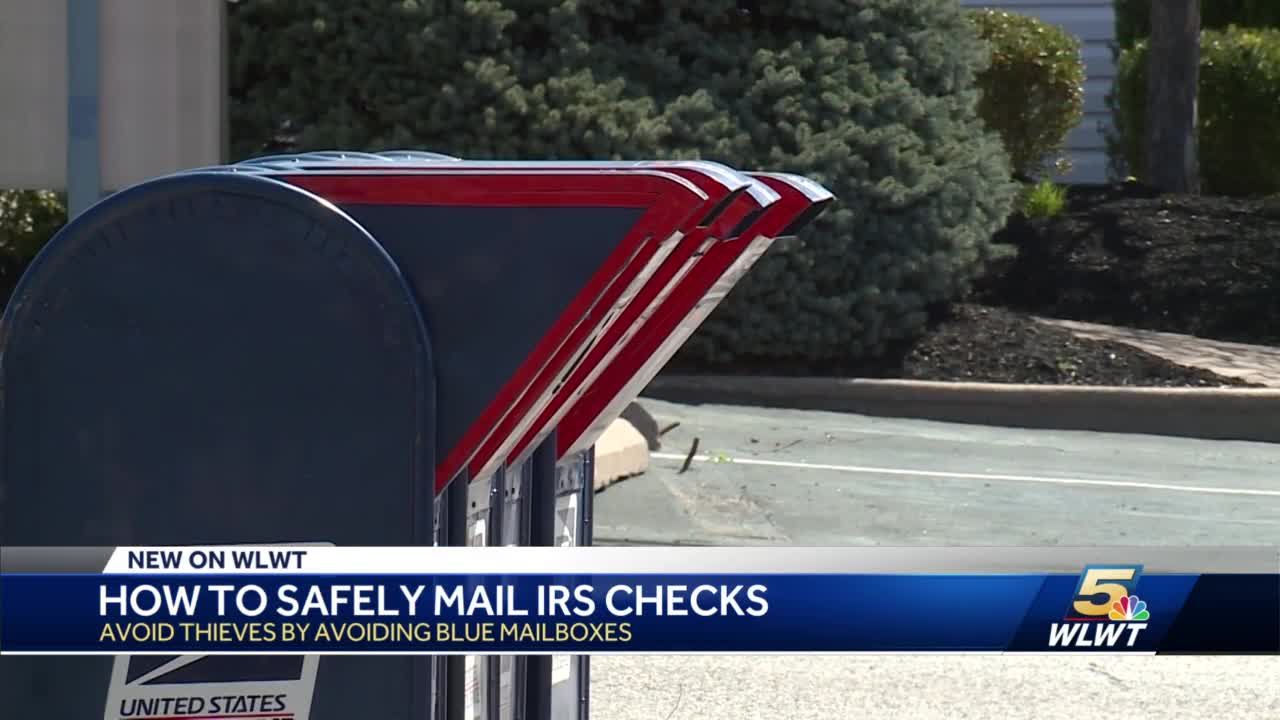 Police warning: Don't use big blue mailboxes to send tax checks to IRS