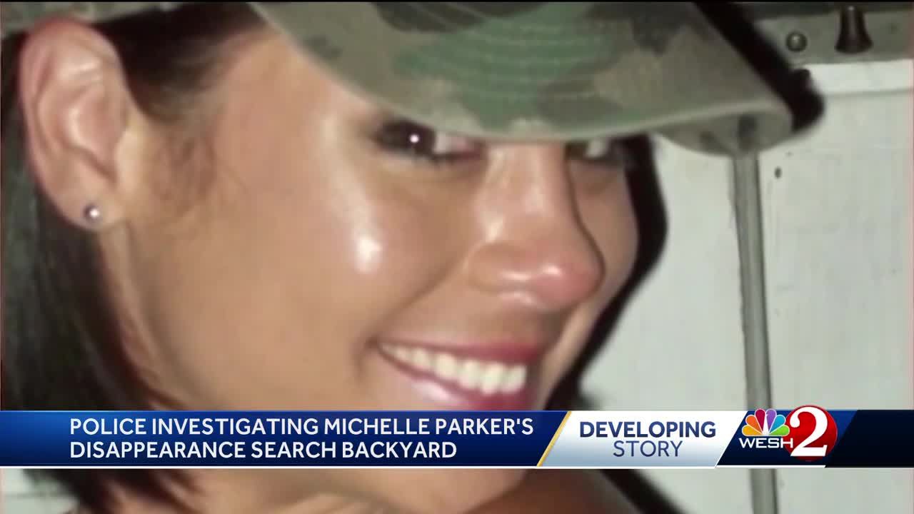 Michelle Parker disappearance Orlando police search yard