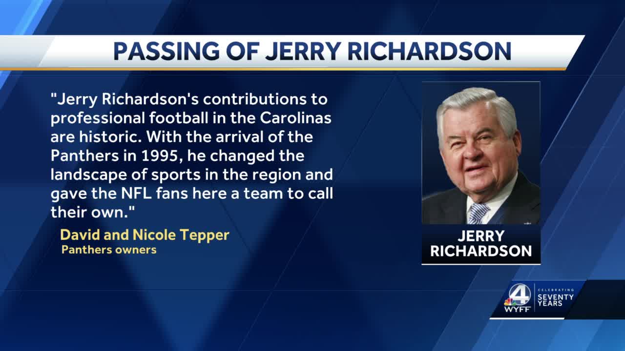 Former Panthers owner Jerry Richardson dead at 86