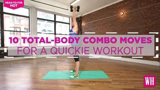 preview for 10 Total-Body Combo Moves For A Quickie Workout