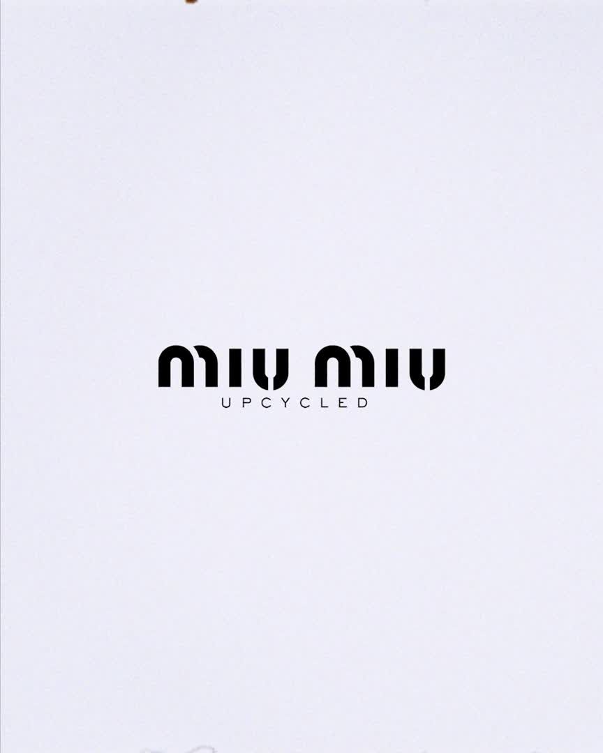 preview for 「Upcycled by Miu Miu」系列」-菱格紋古董雞尾酒裙