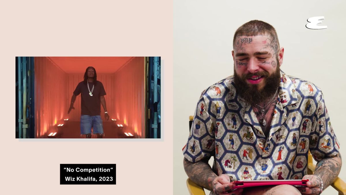 preview for Post Malone Drinks A Bud Light & Talks Jorts and Feet  | Explain This | Esquire
