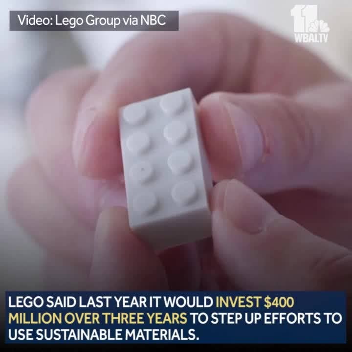 Lego to use recycled plastic bottles to make its bricks