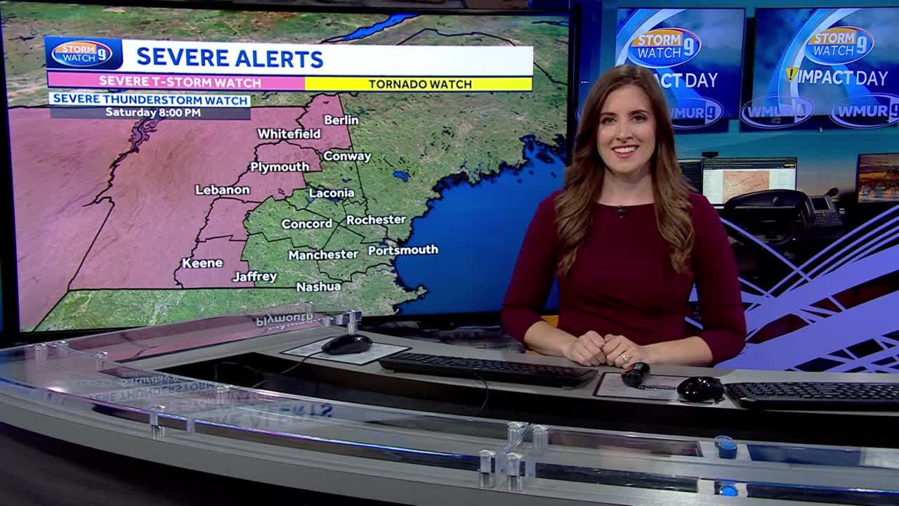 Video: Severe thunderstorm watch in place for parts of N.H.