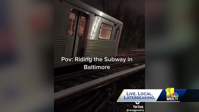 Video shows moments when Metro subway train derailed