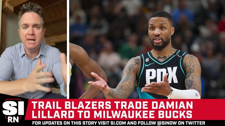 Damian Lillard traded from the Trail Blazers to the Bucks in 3-team deal