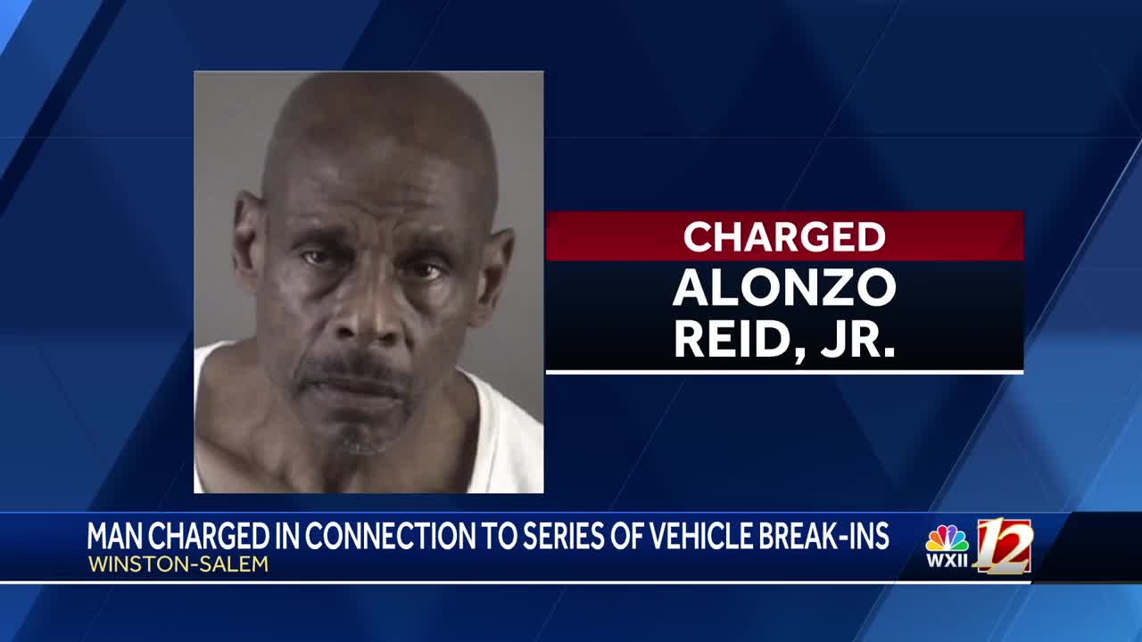 Man arrested in connection to string of car break-ins in Winston-Salem