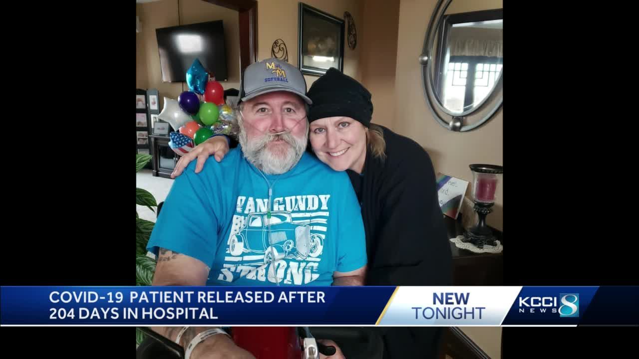 COVID 19 patient released after 204 days in Iowa hospital