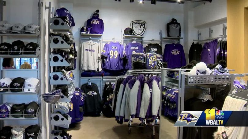Ravens holiday pop-up shop moved to M&T Bank