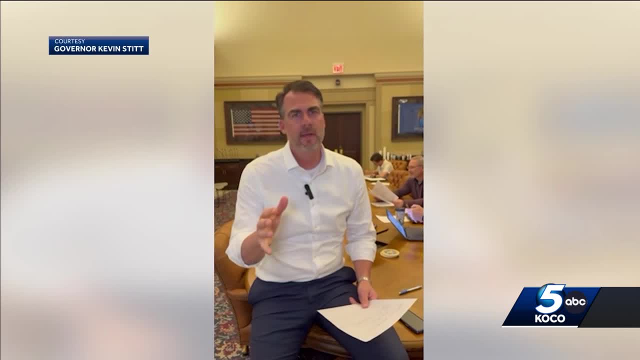 Gov. Stitt takes aim at drag performances in video after signing HB 1217