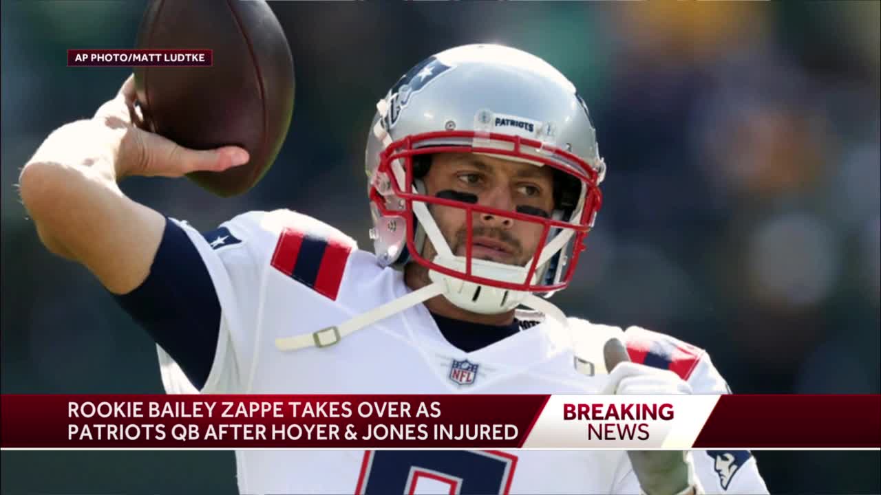 Patriots QB Brian Hoyer leaves with head injury, Zappe in – KGET 17