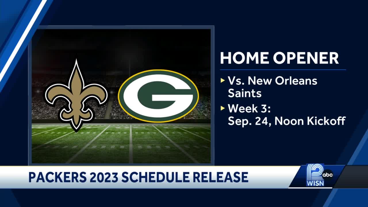 Packers announce 2023 schedule