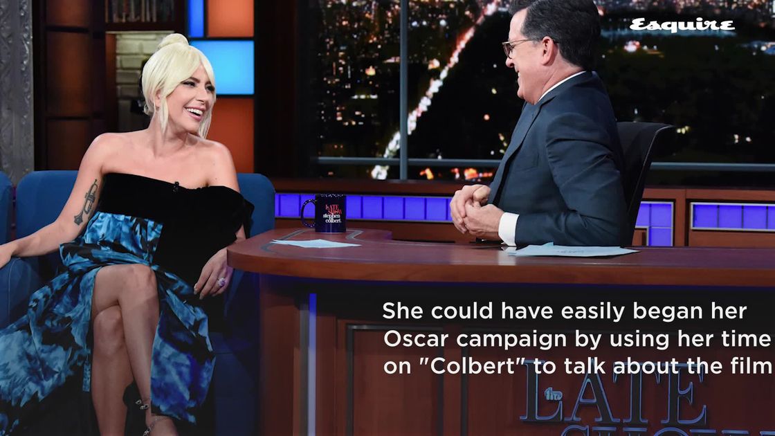 preview for Lady Gaga's Defense of Dr. Christine Blasey Ford Left Colbert Speechless